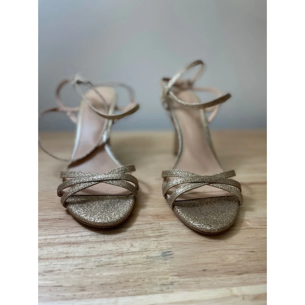 Jewel Badgley Mischka sparkling gold
